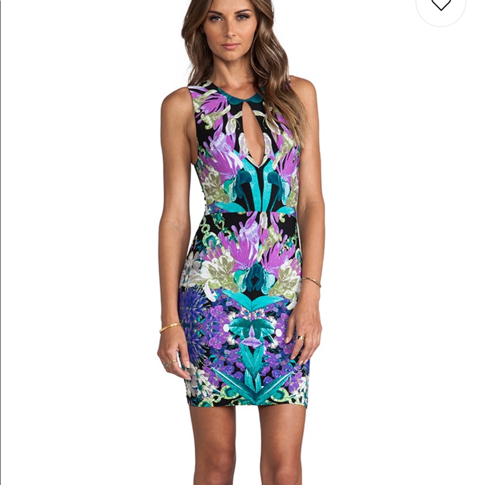 Nookie Crystal Garden Bodycon dress SZ 6 / US 0